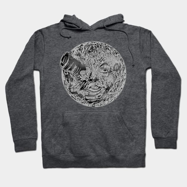 A Trip to the Moon Classic Film Hoodie by Jamie Collins